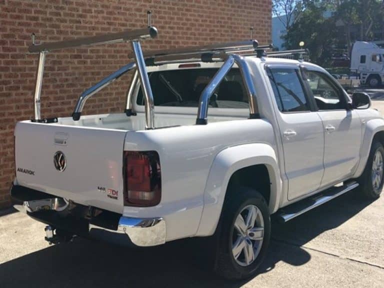 MANUFACTURED ALLOY XTRAS TUB MOUNT REAR LADDER RACK AMAROK Canberra