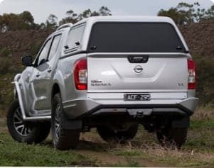 Back Of White Car — Auto Accessories In Hume, ACT